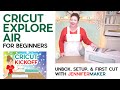 Cricut Explore Air For Beginners: Unboxing, Setup & First Cut * Cricut Kickoff: Lesson 1