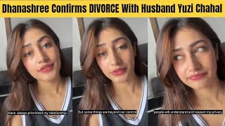 Dhanashree Verma Confirms DIVORCE With Husband Yuzvendra Chahal In Emotional Instagram Video,Shreyas