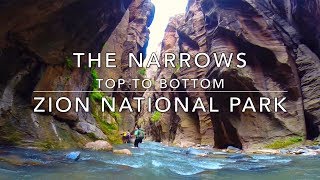 Backpacking Zion National Park - The Narrows top to bottom