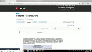 ACG2071 Chapter 15 homework