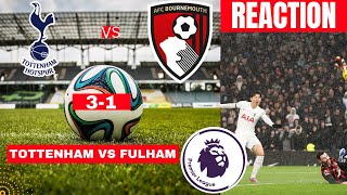 Tottenham vs Bournemouth 3-1 Live Stream Premier League Football EPL Match Score Highlights Spurs