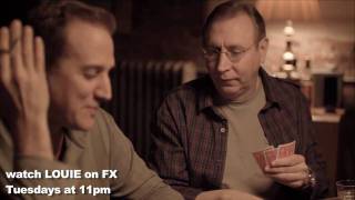 Louis CK Poker scene from episode 2 of LOUIE on FX every TUESDAY at 11pm
