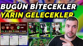 BUGÜN BİTECEKLER YARIN GELECEKLER (23 OCAK PERŞEMBE POTW , LUNAR NEW YEAR 2. HAFTA) eFootball 2025