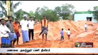 Live report: Cuddalore villages' sinks under sand brought by flood