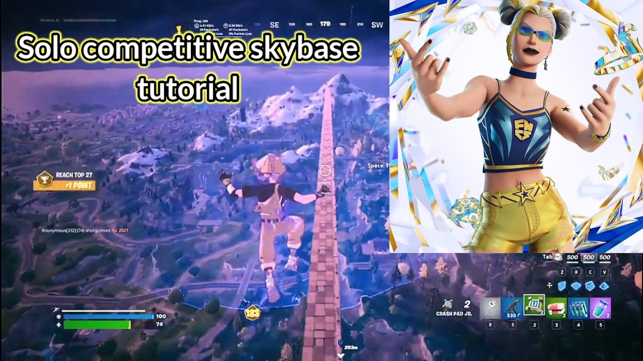 How I Made Solo Skybase Win In Champion Surfwitch Fncs Cup Tutorial