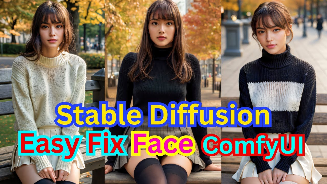 Stable Diffusion Fix Bad Face Using Comfyui Workflow Tutorial Guide