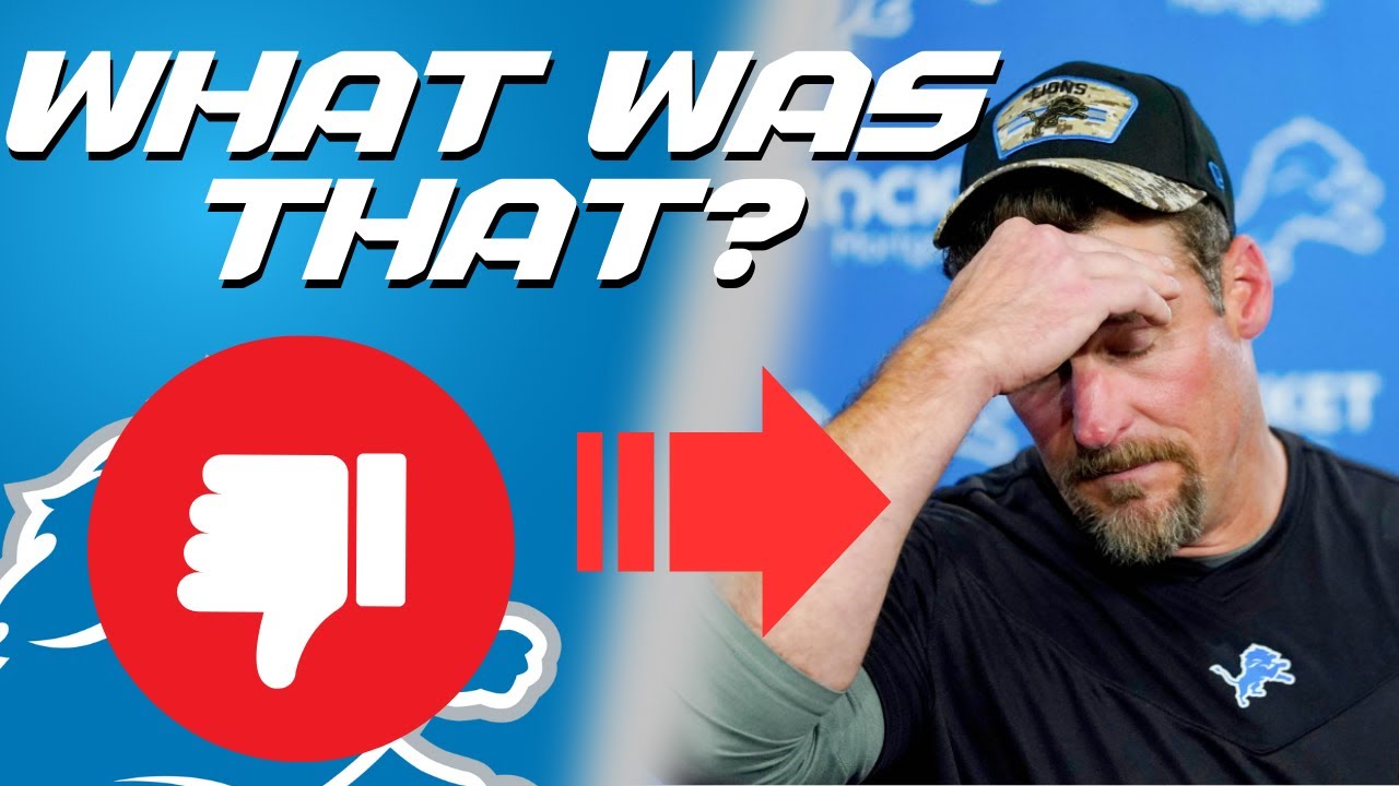 Detroit Lions Take Major Step Back In BLOWOUT Loss To Ravens - YouTube