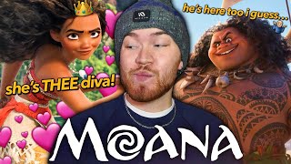 MOANA is EVERYTHING & MORE!! | Moana (2016) REACTION | *First-ish Time Watching*