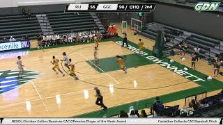 GGC Men's Basketball vs. Reinhardt University