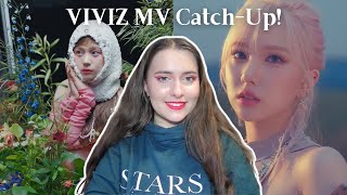 Icons! VIVIZ 'PULL UP' + 'MANIAC' MVs FIRST REACTION | KPCU