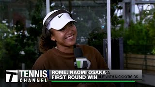 Naomi Osaka Embracing the Challenge | 2024 Rome First Round