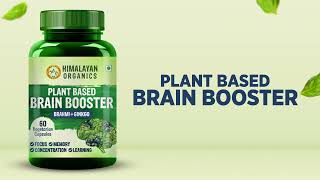 Himalayan Organics Plant Based Brain Booster - 60 Capsules