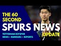 THE 60 SECOND SPURS NEWS UPDATE: Heung-Min Son 손흥민 