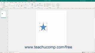 Publisher 2019 & 365 Tutorial Adding Text to Shapes Microsoft Training