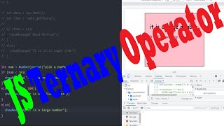 JAVASCRIPT TUTORIALS - TERNARY OPERATOR #16