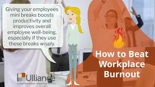 Ulliance Wellness Minute Beating Burnout