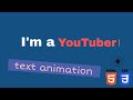 CSS Text Typing Animation . multiple text typing animation