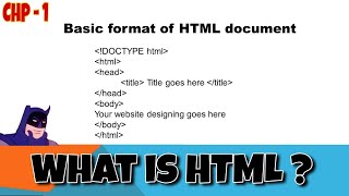 HTML Tutorial  00 - Introduction to HTML - Sajeev Vlogs