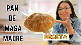 Esta Receta de Pan de Masa Madre me Tomó Dos Dias  para Hacer un Pan! #homemadebread