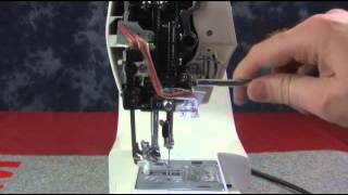 JP760 buttonhole lever adjustment