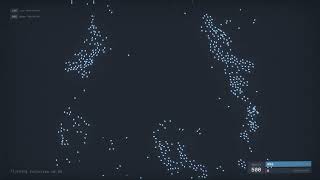 Interactive Flocking Simulation (Early Version)