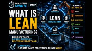 Lean Manufacturing Explained in 60 Seconds | Reduce Waste & Improve Efficiency ⚙️