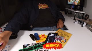 CATFISHBBQ MYSTERY ThrowBack Fingerboard Unboxing and Setup