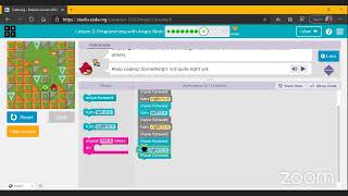 Javascript: Programming with Angry Bird