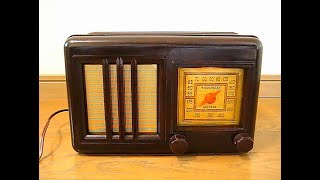 真空管ラジオ General Television and Radio Corp. Tube Radio Model 6C5 「グレン・ミラー　 AMERICAN PATROL」を聴いてみました。