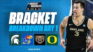NCAA Tournament Bracket Day 1 Recap: Oakland KNOCKS OUT Kentucky I March Madness