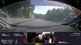 eHC Limanowa 2024 - 2:12.722 - Onboard - Jedrzej Szczesniak - Huracan Super Trofeo