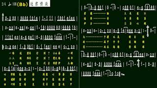 4 送君情淚 Bb調伴奏 簡譜