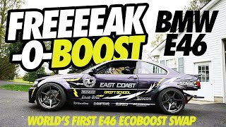 WORLD'S FIRST ECO-BOOST BMW E46 325CI FREEEEAKOBOOST Drift Car Build !!