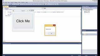 Message Box in Visual Basic 2010