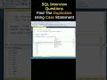 SQL Interview questions find duplicate rows values using case sql server #sqlinterviewquestions