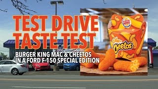 Taste Test the Burger King Mac & Cheetos in a new Ford F-150