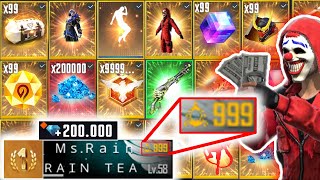 Spending 200.000!! Diamonds 😱 in Free Fire - look how it became🔥
