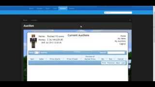 Altair Minecraft Tutorial: Web Auction +