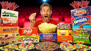 THE ULTIMATE MOVIE THEATER CANDY CHALLENGE!