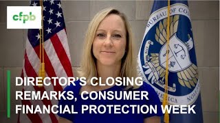 Consumer Financial Protection Week: Closing Remarks from Director Kraninger - consumerfinance.gov