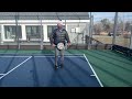 one minute paddle — the underhand roller serve