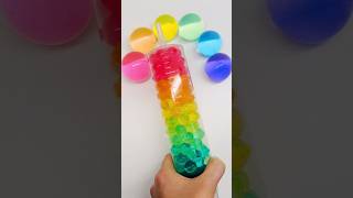 ❤️+🧡+💛+💚+💙+💜Tape Balloon DIY with Rainbow Orbeez and Nano Tape‼#ahvely