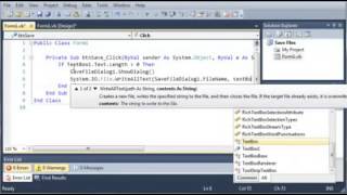 Visual Basic - 130 - SaveFileDialog