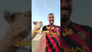 عمر يجرب حليب النياق 🐪