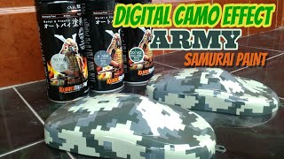 EFEK DIGITAL CAMO ARMY SAMURAI PAINT !!!