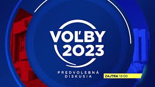 Voľby 2023 - zajtra v sobotu 23.9. o 13:00 na TV Markíza - 2. predvolebná debata