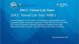 2DCC Virtual Lab Tours - MBE1