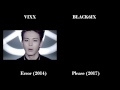 song comparison vixx s