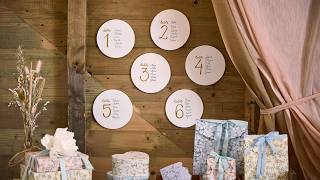 A seating plan for life’s celebrations - DIY by Søstrene Grene
