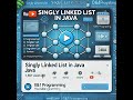 Singly Linked List in Java | Full Explanation with Code Examples | 0&1 Programming